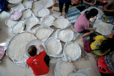 Membuat onde-onde