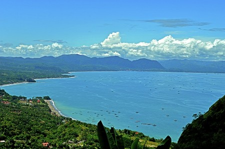 landscape pelabuhan ratu beach