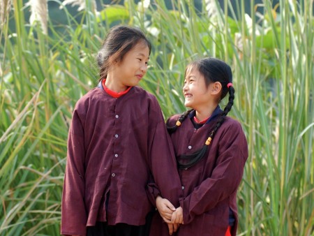 two childrens