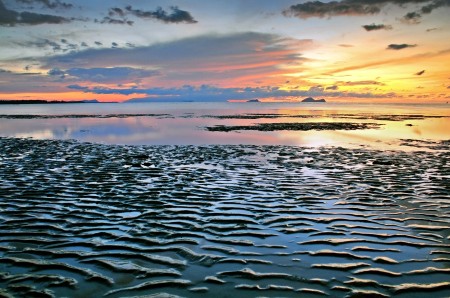 Lines and colours of coast