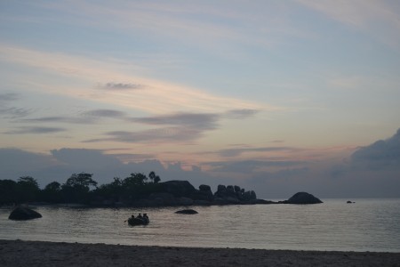 Sunset in Belitung Island