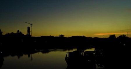Sunset at Jengki river
