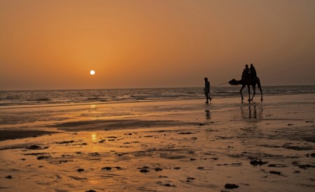 sunset at gujarat