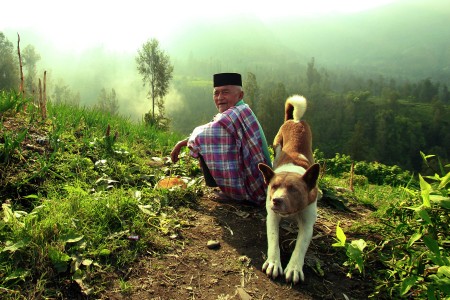 Grandpa And His Dog
