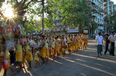 On the way to walking pit