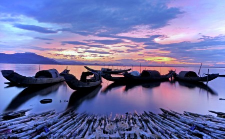 Sunset in my native country