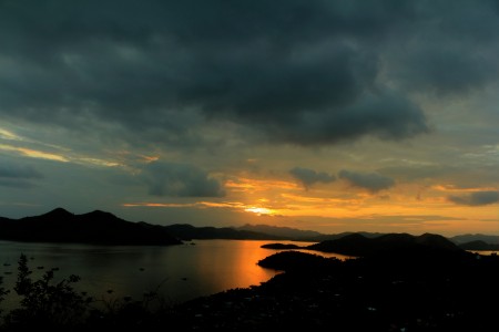 Dusk at Coron Island