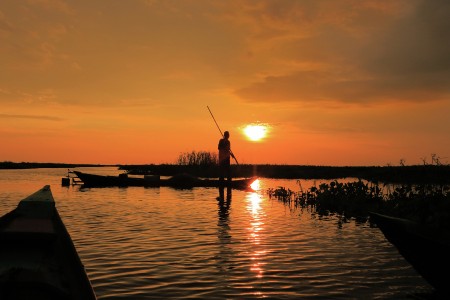 The sunset man