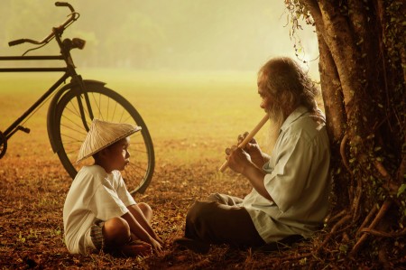 The sound of flute