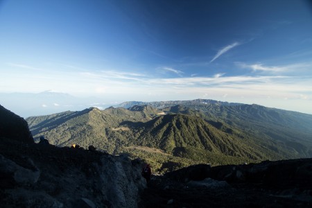 Semeru Blue Sky