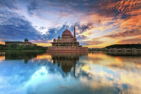 Putra Mosque with blessing