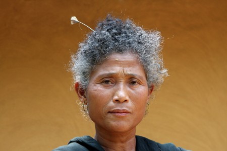 Face of Garo women