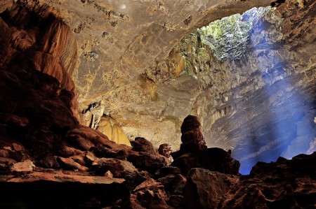 skylight in cave