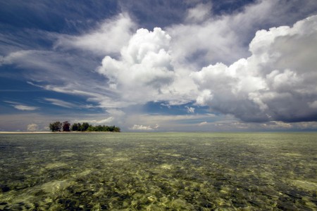 Thick Clouds Above The Island