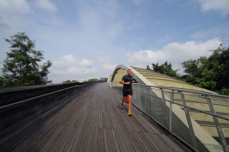 Running Man in the Henderson waves