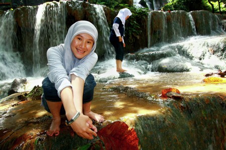 At the Waterfall