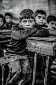 Orphaned School boy.