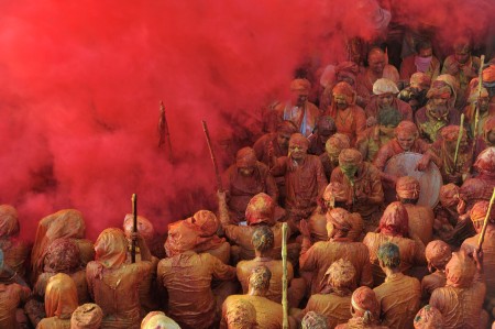 Celebration with colour