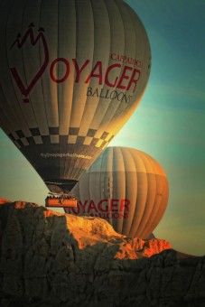 Flying over Cappadocia