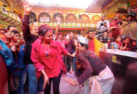 Radha in celebration