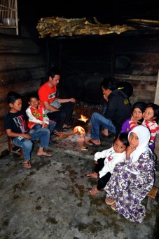 Keluarga petani kopi