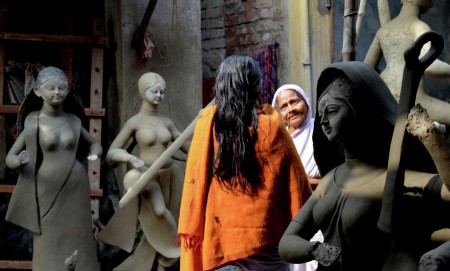 Residents of Kumartuli