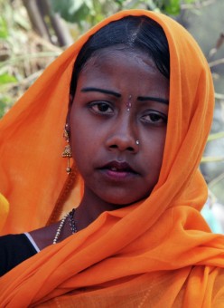 A tribal girl