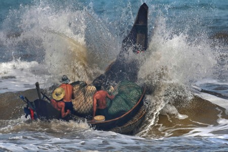 fishermen and sea