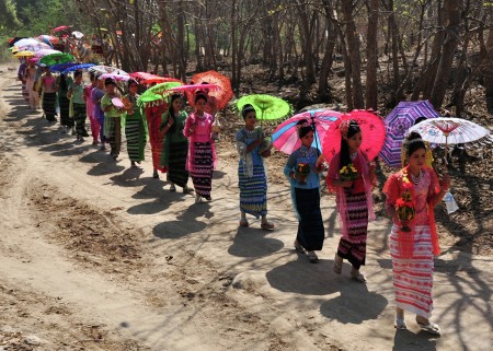 Myanmar Lady Culture