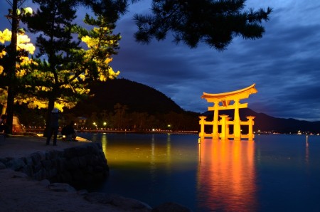 miyajima after sunset