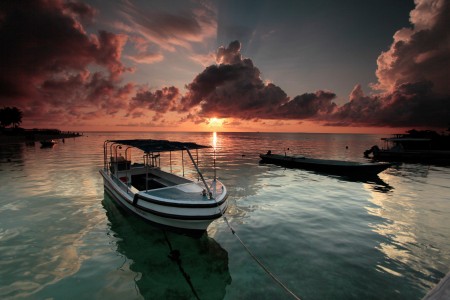 Boat on Sunrise