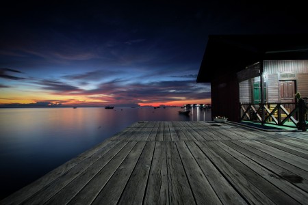 Sunset View from Our Cottage