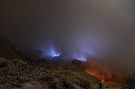 Blue fire