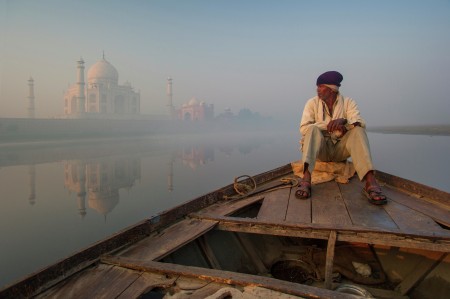 Misty Taj Mahal