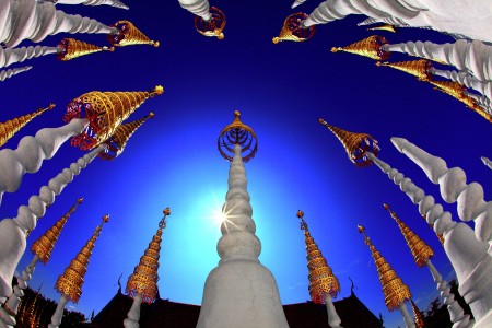 High to sky