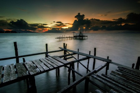 Sunset At Ternate Island