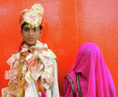 Groom and bride