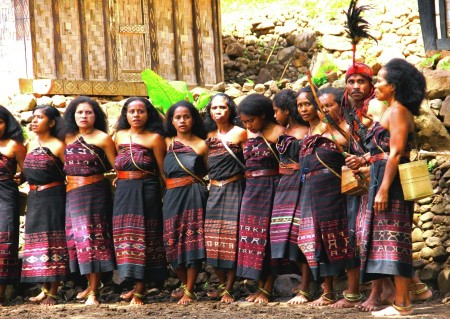 People in Traditional customs - Alor island
