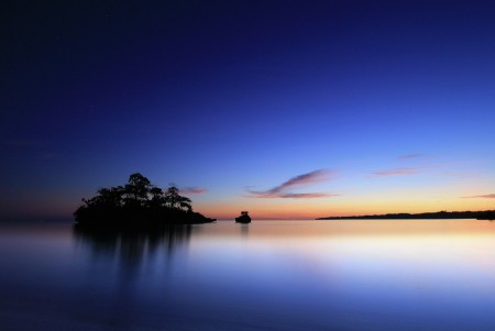 Blue hours in baloiya Beach