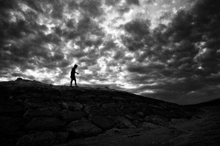 Just before the rain fall