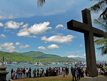 under the cross