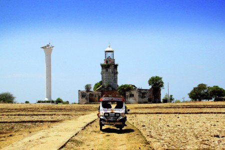 Jeep at Lubang Lighthouse