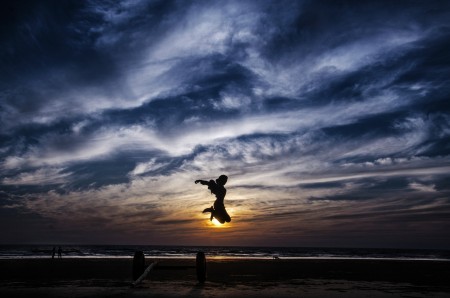 landing from the heaven .