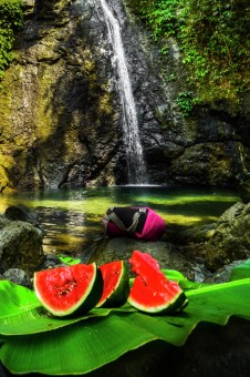 Bugtong Bato Falls in Summer