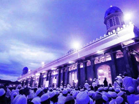 prayers in the mosque