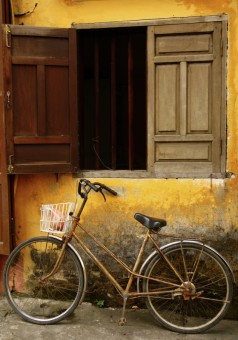 Old Bike in an Old Town