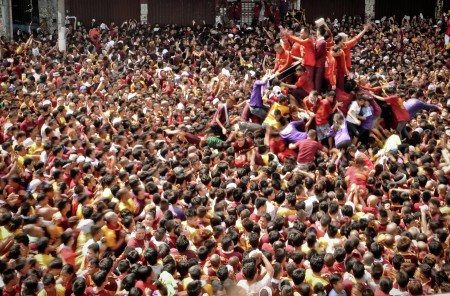 The procession of the Black Nazaren