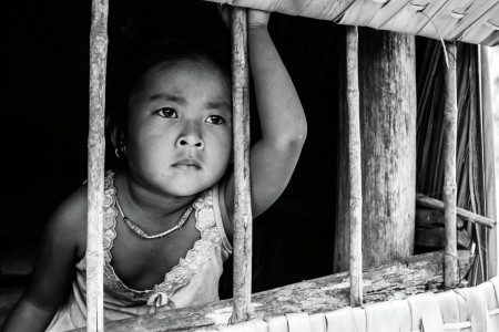 Moody(small girl in small house)