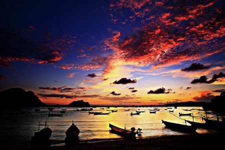 Fire in the sky