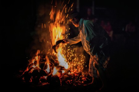 Preparation for Shangyang Jaran ritual